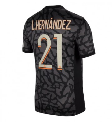 Paris Saint-Germain Lucas Hernandez #21 Tredje Tröja 2023-24 Kortärmad